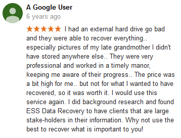 A Google user 05 review