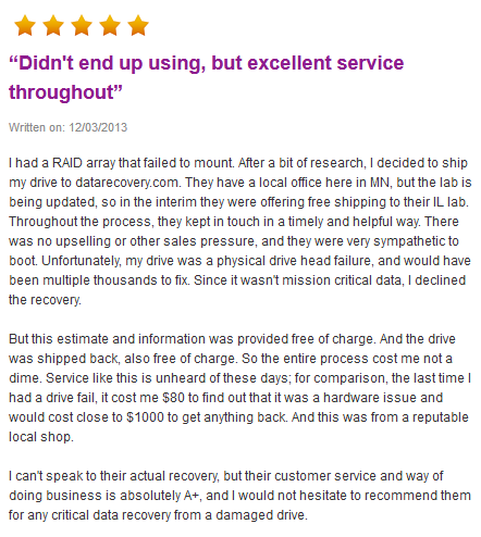 Guest review