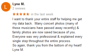 Lyne M. review