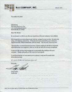 BJJ Company, Inc. testimonial
